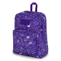 JANSPORT SUPERBREAK PLUS - Dub Doodle Purple