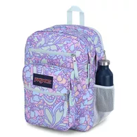 JANSPORT BIG STUDENT - Fluid Floral Pastel Lilac