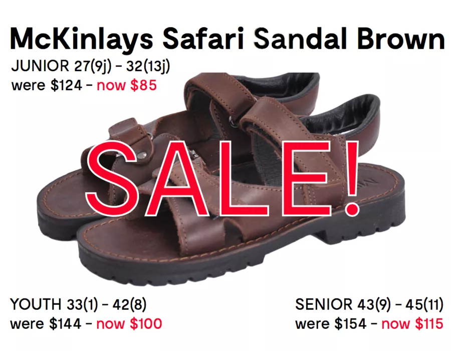 McKINLEYS SAFARI SALE