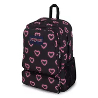 JANSPORT DOUBLETON - Happy Hearts Black