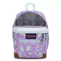 JANSPORT COOL STUDENT - Fluid Floral Pastel Lilac