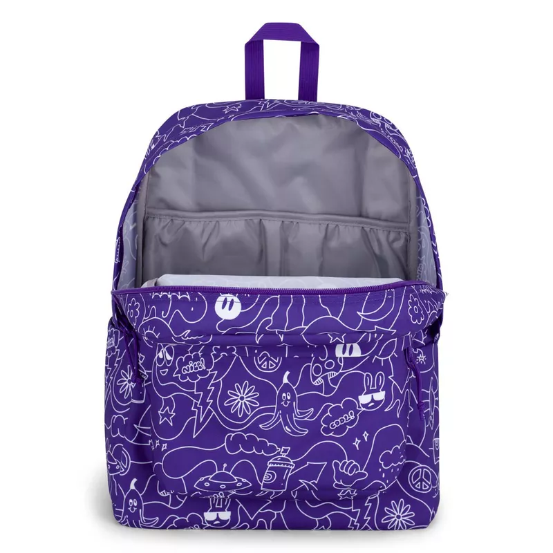 JANSPORT SUPERBREAK PLUS - Dub Doodle Purple