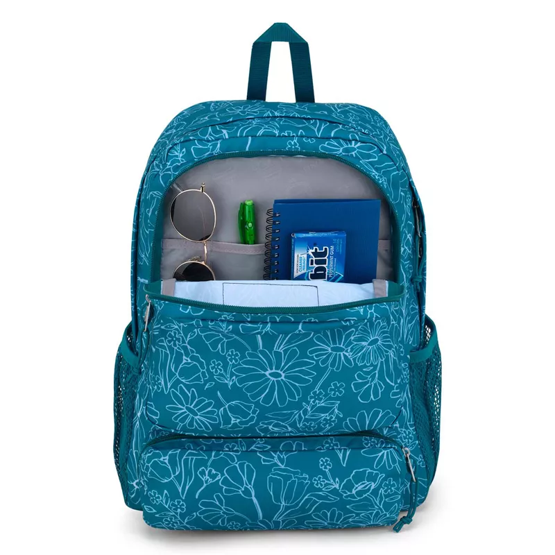 JANSPORT DOUBLETON - Delightful Daises Green