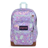 JANSPORT COOL STUDENT - Fluid Floral Pastel Lilac