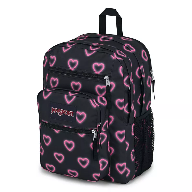 JANSPORT BIG STUDENT - Happy Hearts Black