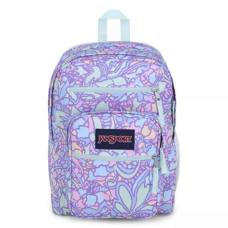 JANSPORT BIG STUDENT - Fluid Floral Pastel Lilac