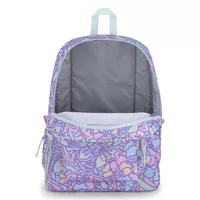 JANSPORT CROSS TOWN  -  Fluid Floral Pastel Lilac