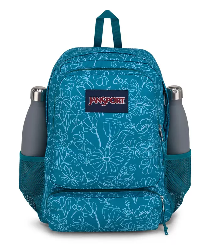 JANSPORT DOUBLETON - Delightful Daises Green